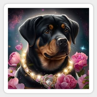 Vibrant Rottweiler Sticker